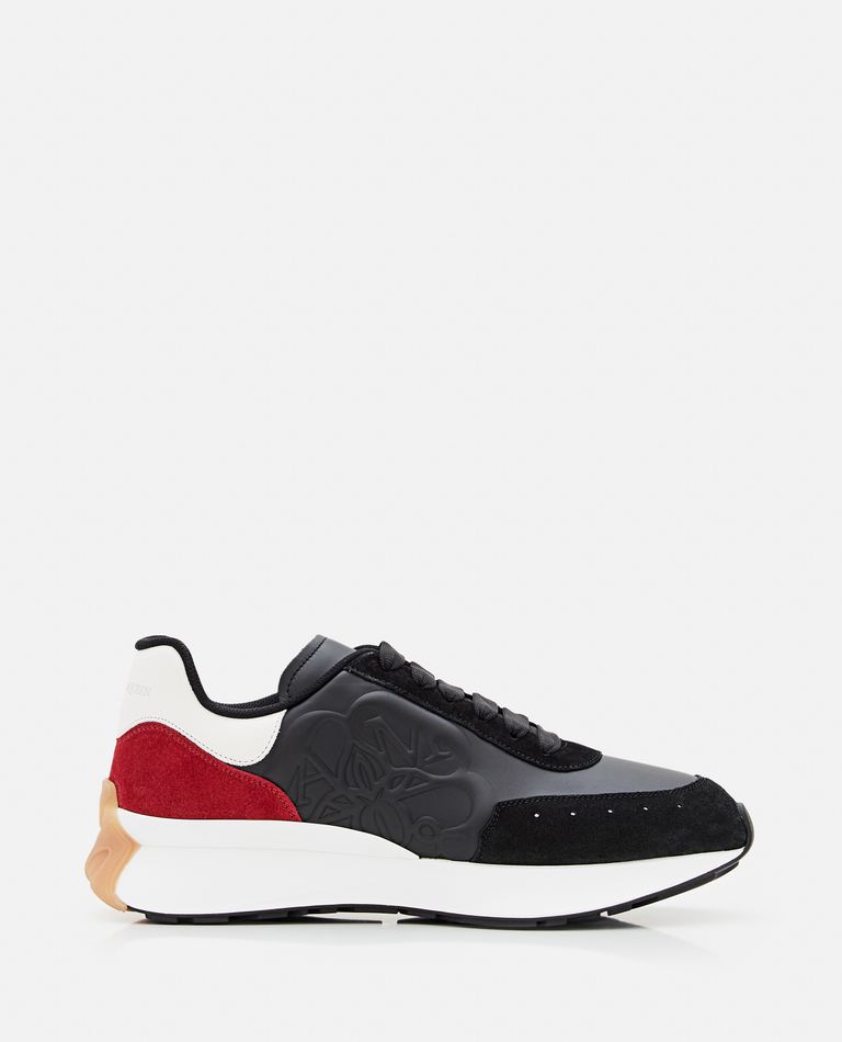 SNEAKERS SPRINT RUNNER IN PELLE da Uomo Alexander McQueen in saldo Biffi