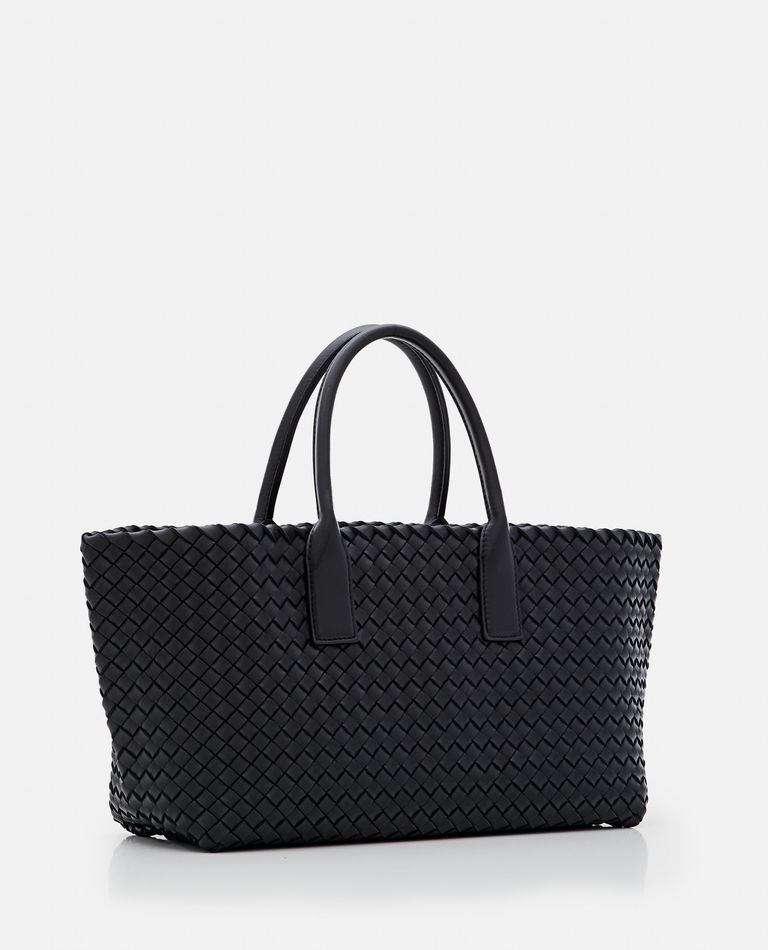 Black woven tote cheap bag