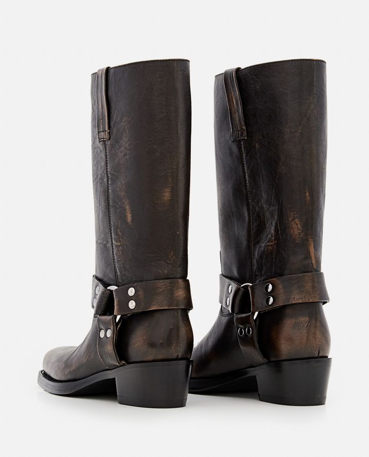 Paris Texas - 45MM ROXY BRUSHED LEATHER BOOTS_3