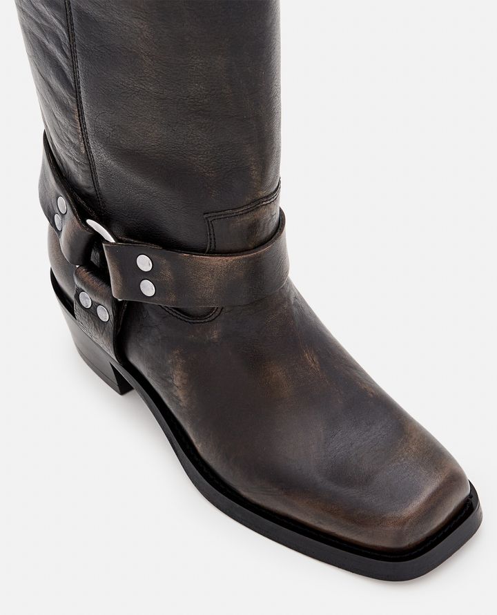 Paris Texas - 45MM ROXY BRUSHED LEATHER BOOTS_4