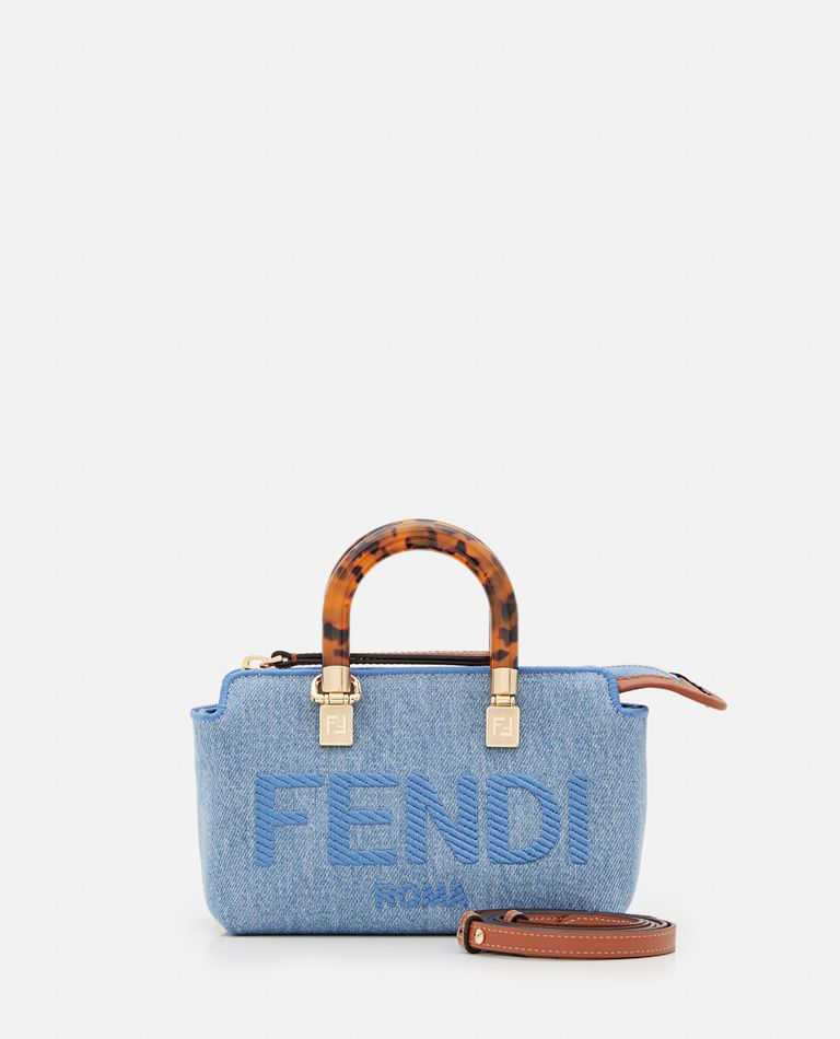 Fendi  ,  By The Way Leather Mini Bag  ,  Sky Blue TU