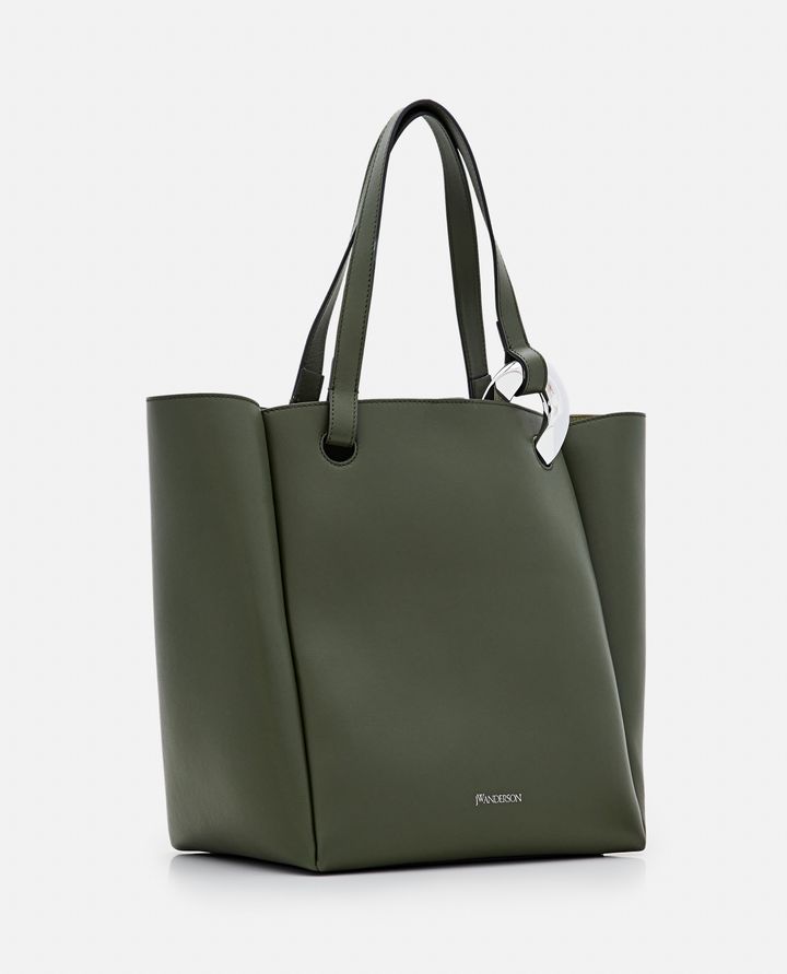JW Anderson - CHAIN CABAS LEATHER TOTE BAG_2