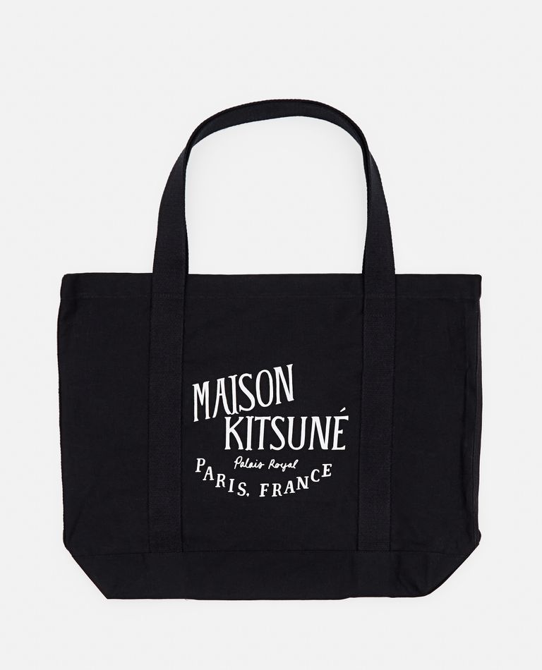 Maison KitsunÃ©  ,  Updated Palais Royal Shopping Bag  ,  Black TU