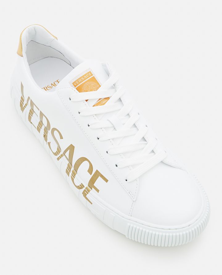 Versace - SNEAKERS CALF LEATHER_4