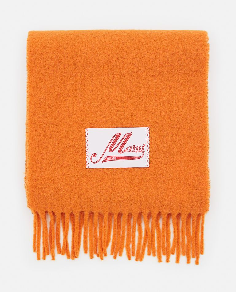 Marni  ,  Wool Scarf  ,  Orange TU