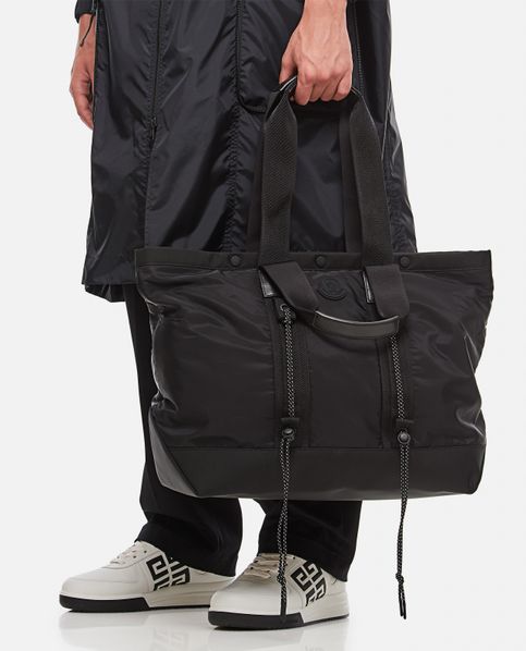 Moncler Tech Tote Bag in Black for Men