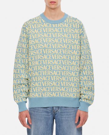 Versace - KNIT SWEATER VERSACE ALL OVER