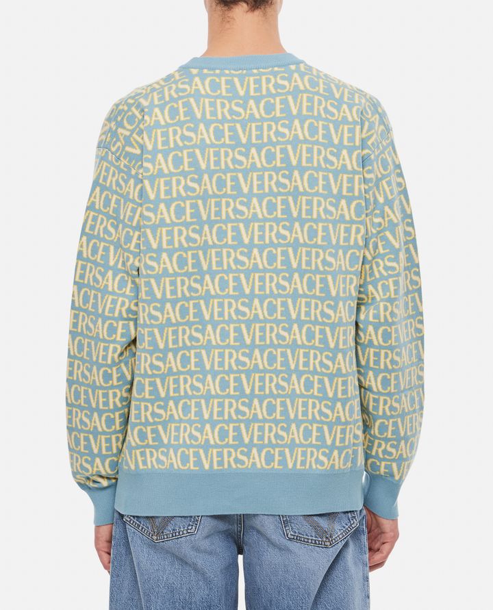 Versace - KNIT SWEATER VERSACE ALL OVER_3
