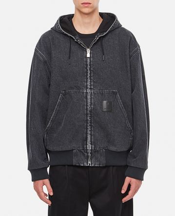 Givenchy - DENIM HOODIE LINED