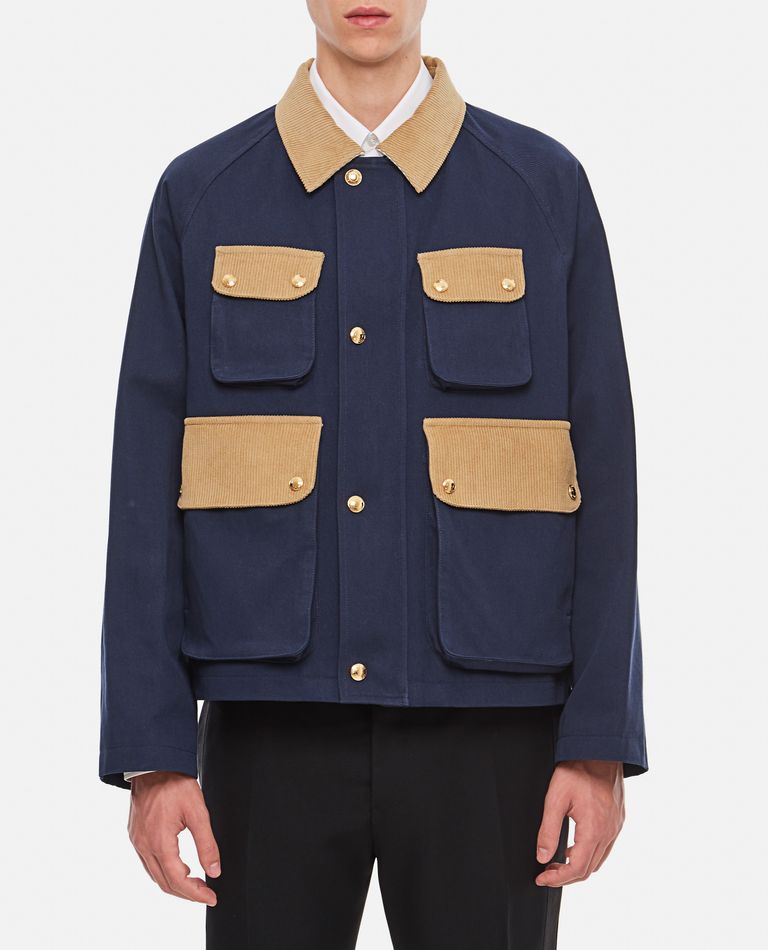 Thom Browne  ,  Relaxed Field Jacket  ,  Blue 1