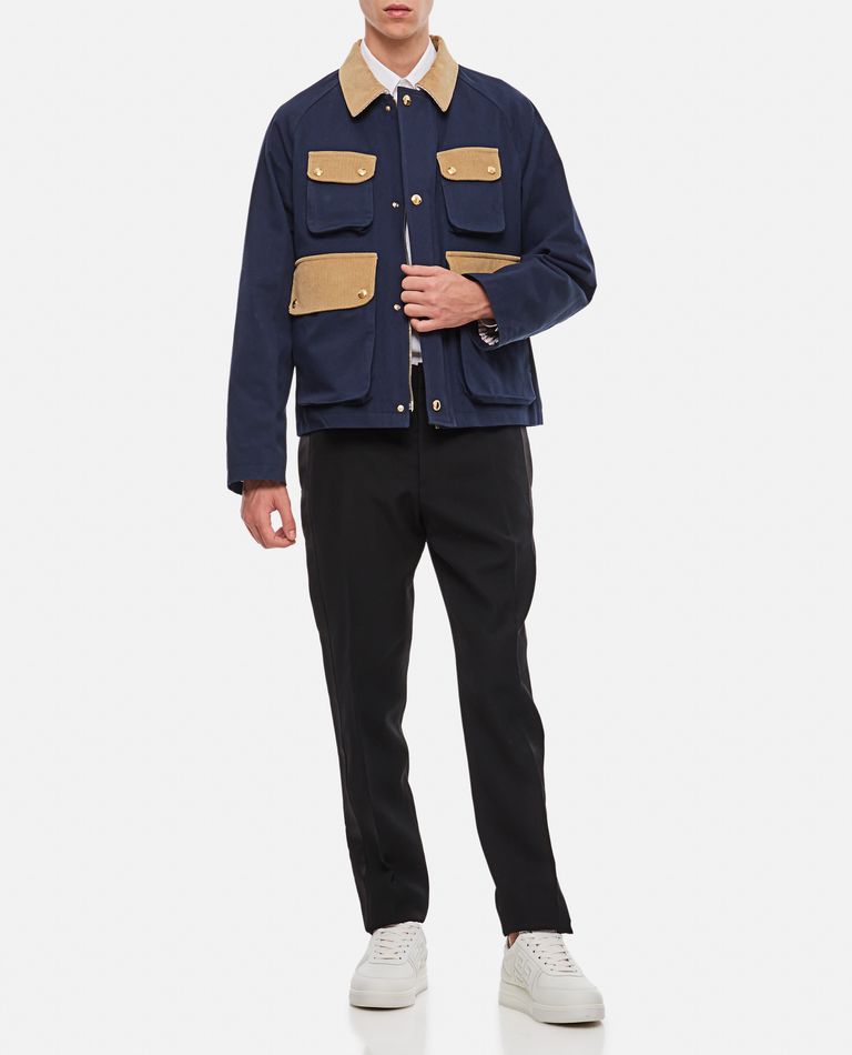 Thom Browne  ,  Relaxed Field Jacket  ,  Blue 1