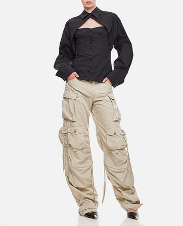 The Attico - FERN NYLON CARGO TROUSERS