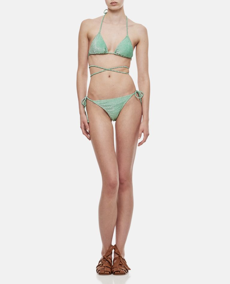 Reina Olga  ,  Miami Lurex Bikini Set  ,  Green 2