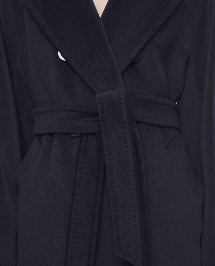 Max Mara - MADAME WOOL AND CASHMERE LONG BELTED COAT_4