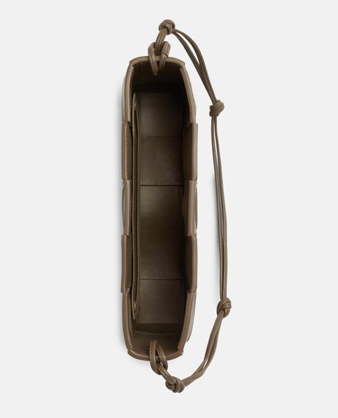 Shop Bottega Veneta Borsa Two-Tone Leather Duffle Bag