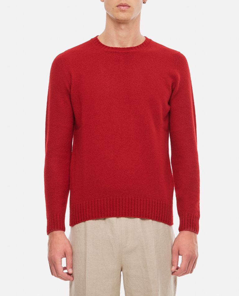 Drumohr  ,  Crewneck Wool Sweater  ,  Red 46