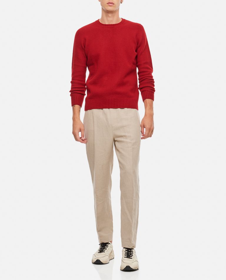 Drumohr  ,  Crewneck Wool Sweater  ,  Red 48
