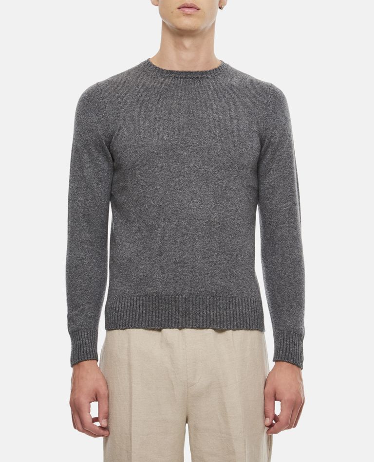Drumohr  ,  Crewneck Cashmere Sweater  ,  Grey 50