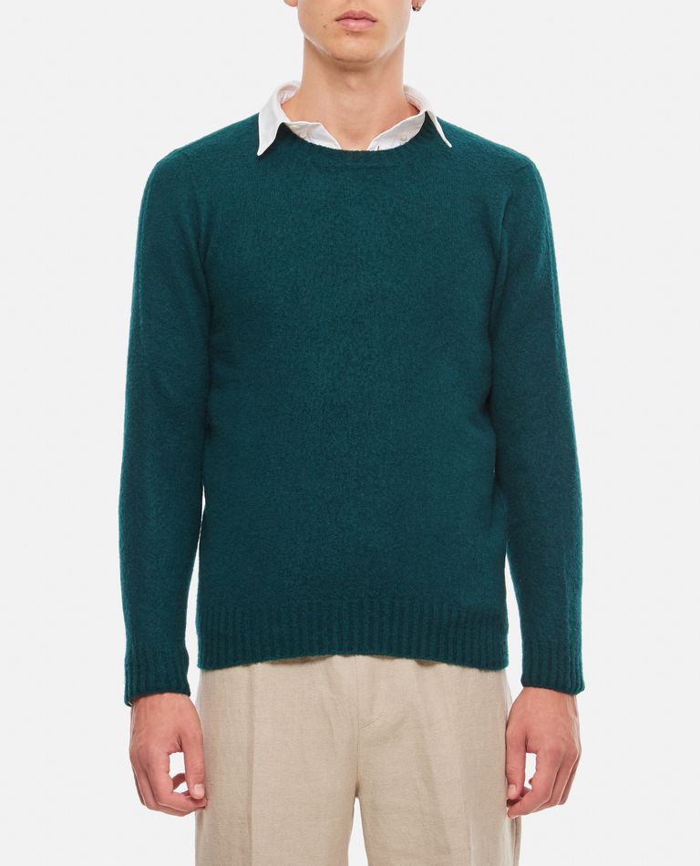 Drumohr  ,  Crewneck Wool Sweater  ,  Green 46