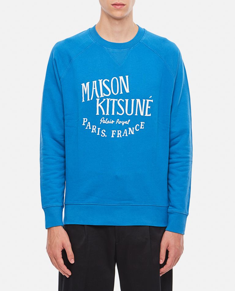 Maison KitsunÃ©  ,  Palais Royal Classic Sweatshirt  ,  Blue L