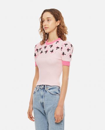 Cormio - OMA COTTON T-SHIRT WITH EMBROIDERY