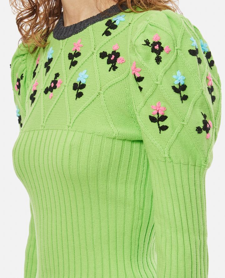 Cormio - OMA COTTON SWEATER WITH EMBROIDERY_4