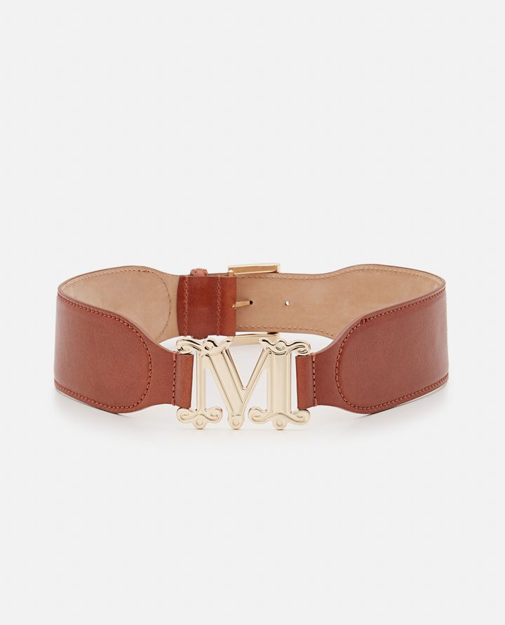 Max Mara - LOGO LEATHER BELT_1