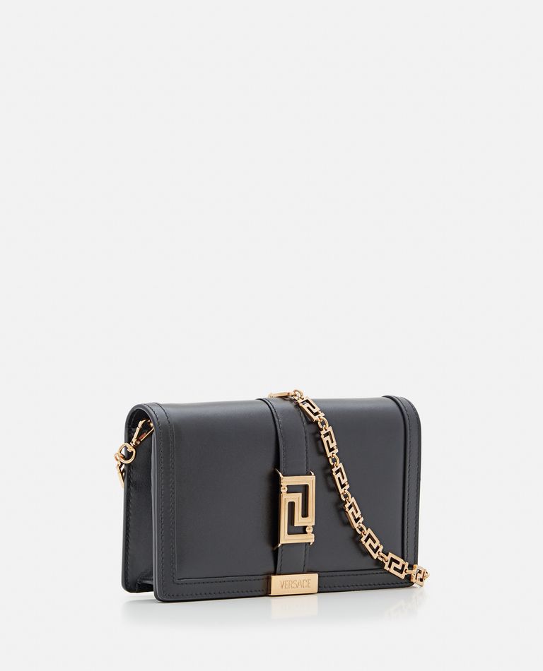 CALF LEATHER WALLET ON CHAIN for Women Versace Biffi