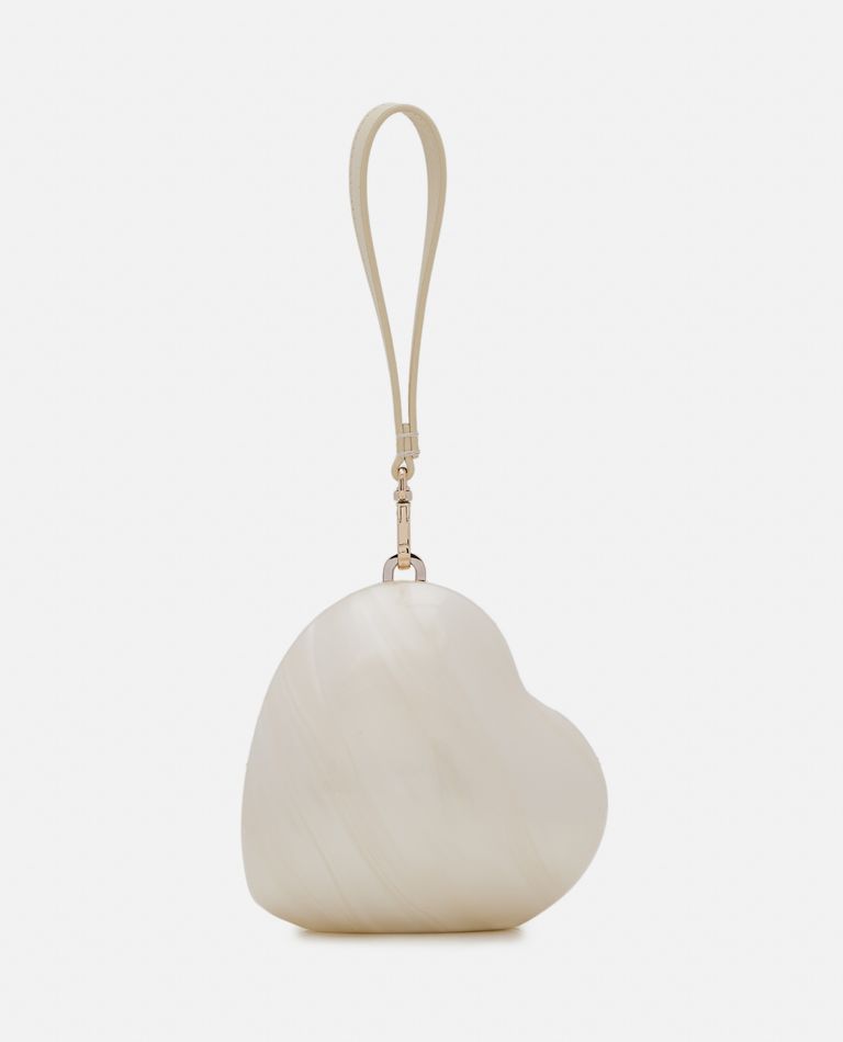 MICRO HEART BAG W/ PEARL CROSSBODY for Women - Simone Rocha