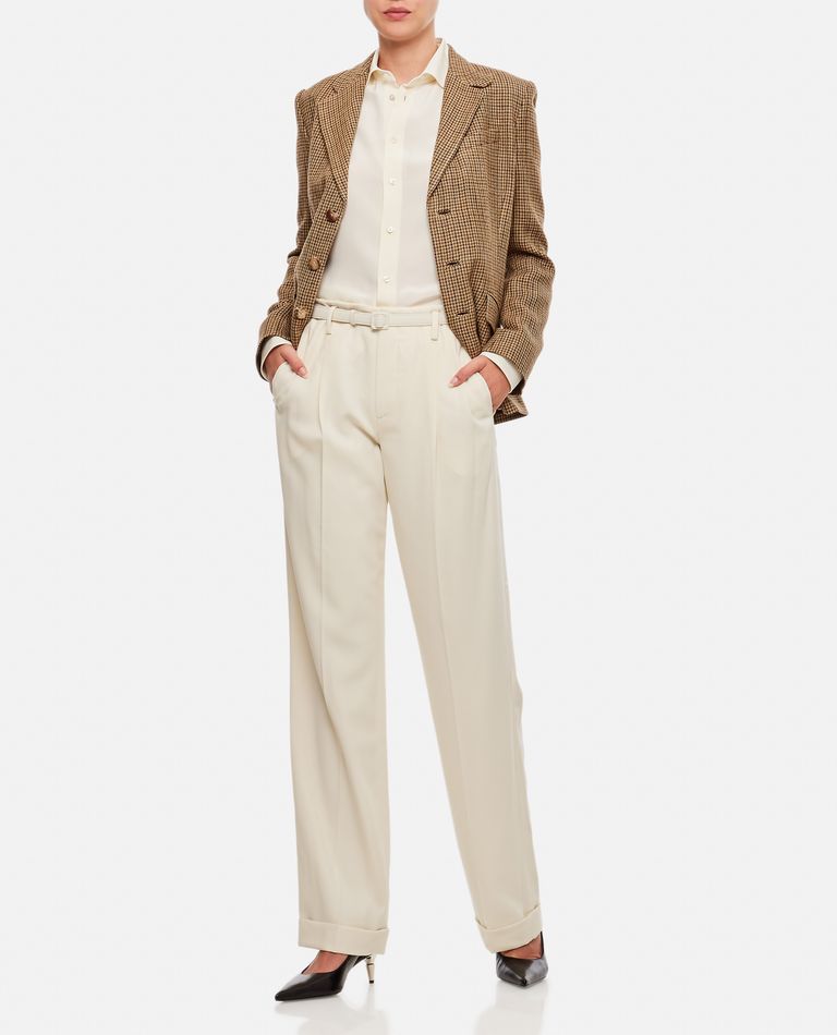 Ralph Lauren Collection  ,  Stamford Pleated Pants  ,  White 8