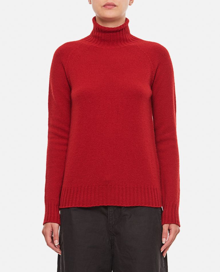 Drumohr  ,  Lamswool Turtleneck Sweater  ,  Red M