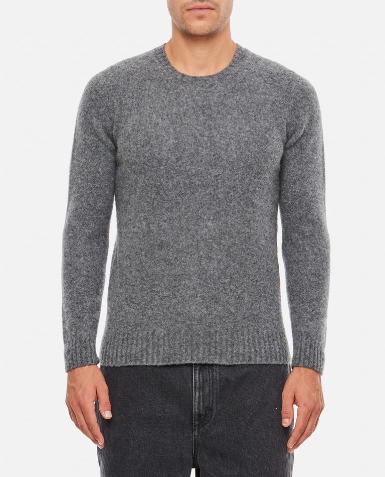 Drumohr  ,  Crewneck Wool Sweater  ,  Grey 50