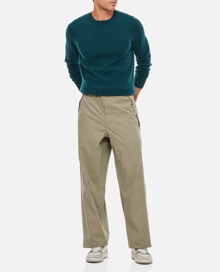 Shop C.p. Company Cotton Trousers In Green