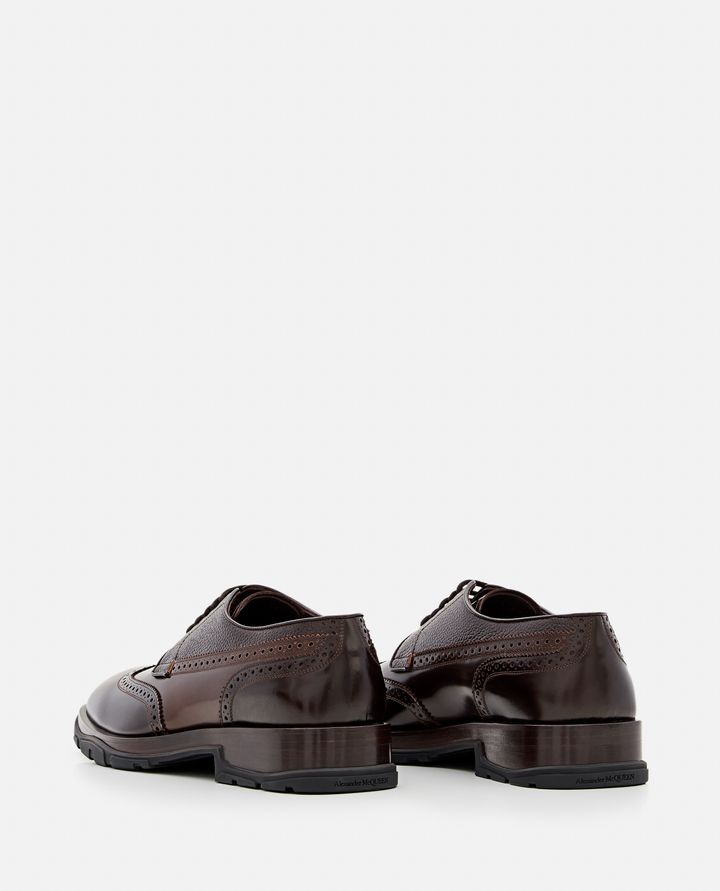 Alexander McQueen - DERBY LEATHER SHOES_3