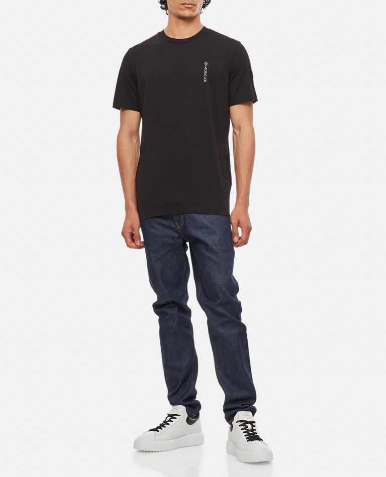 Moncler  ,  Cotton T-shirt  ,  Black XXL
