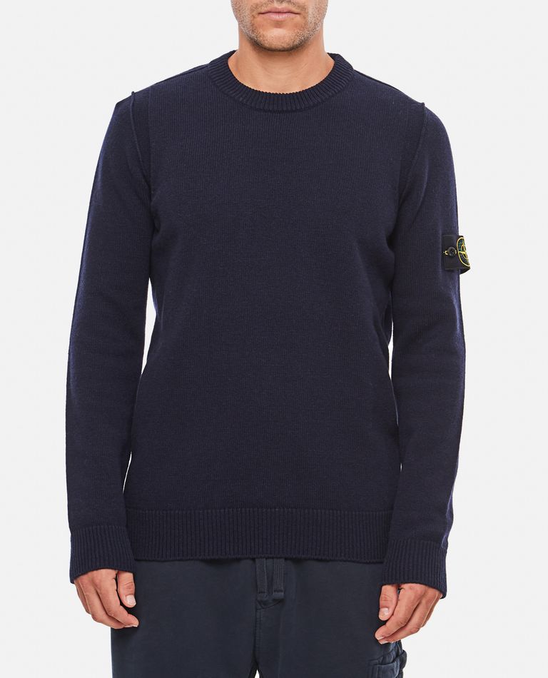 Stone Island  ,  Crew-neck Sweater  ,  Blue XL