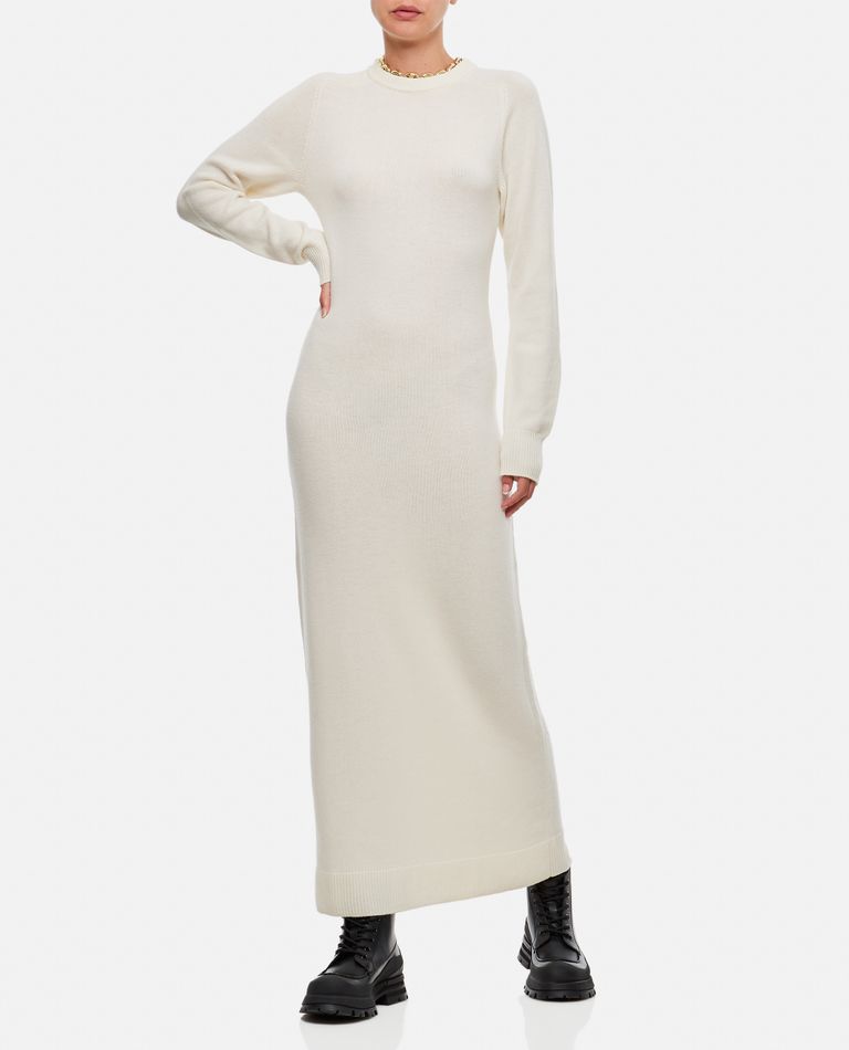 Rabanne  ,  Wool Cashmere Long Dress  ,  Beige M