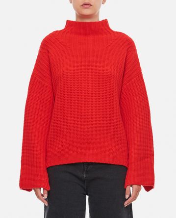 Loulou Studio - FUNNEL NECK CASHMERE SWEATER
