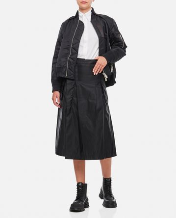 Sacai - NYLON TWILL MIDI SKIRT
