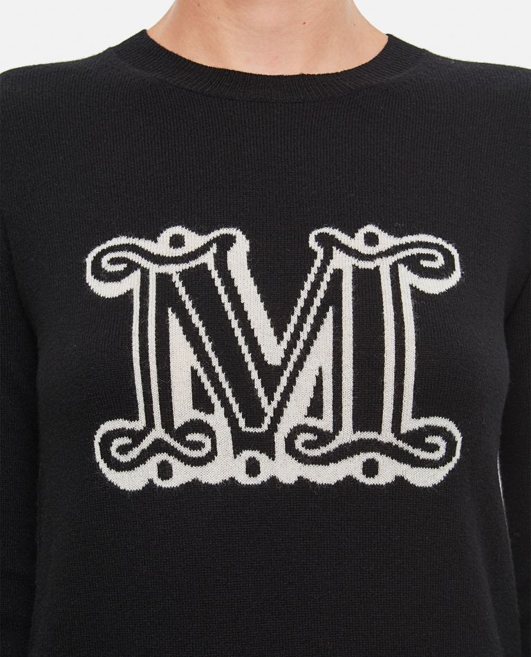 PAMIR CREWNECK LOGO SWEATER for Women - Max Mara | Biffi