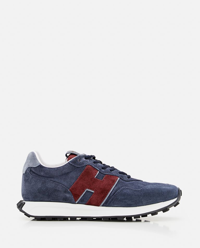 Hogan H 601  H Patch Sneakers In Blue