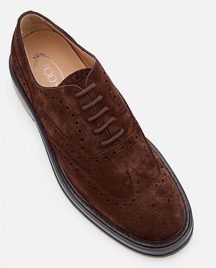 Tod's - SUEDE LACE-UP SHOES_4