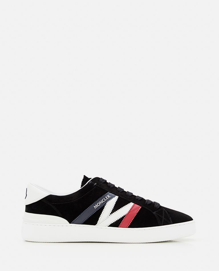 Moncler  ,  Monaco M Low Top Sneakers  ,  Black 43