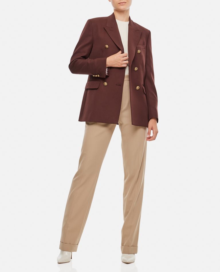 Golden Goose  ,  Double-breasted Wool Blazer  ,  Brown 38