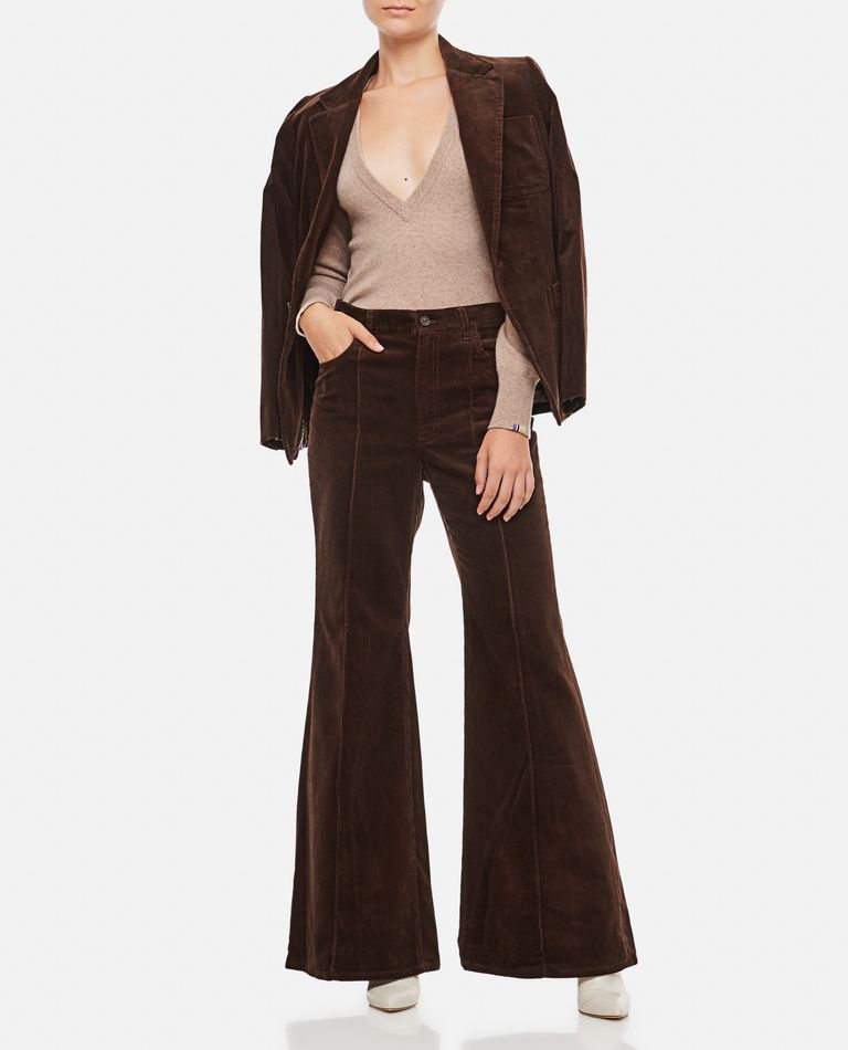 Polo Ralph Lauren  ,  Flare Full Length Trousers  ,  Brown 4