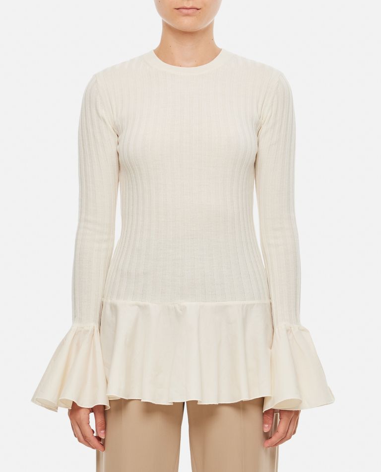 UNDERPINNING WOOL TOP for Women - JW Anderson | Biffi