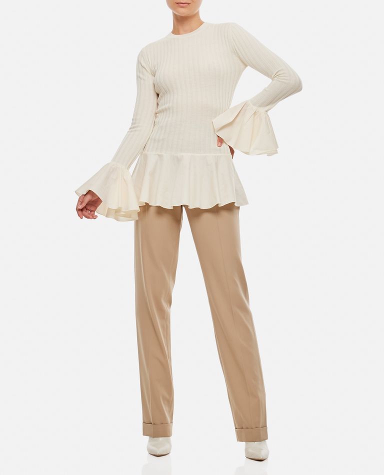 UNDERPINNING WOOL TOP for Women - JW Anderson | Biffi