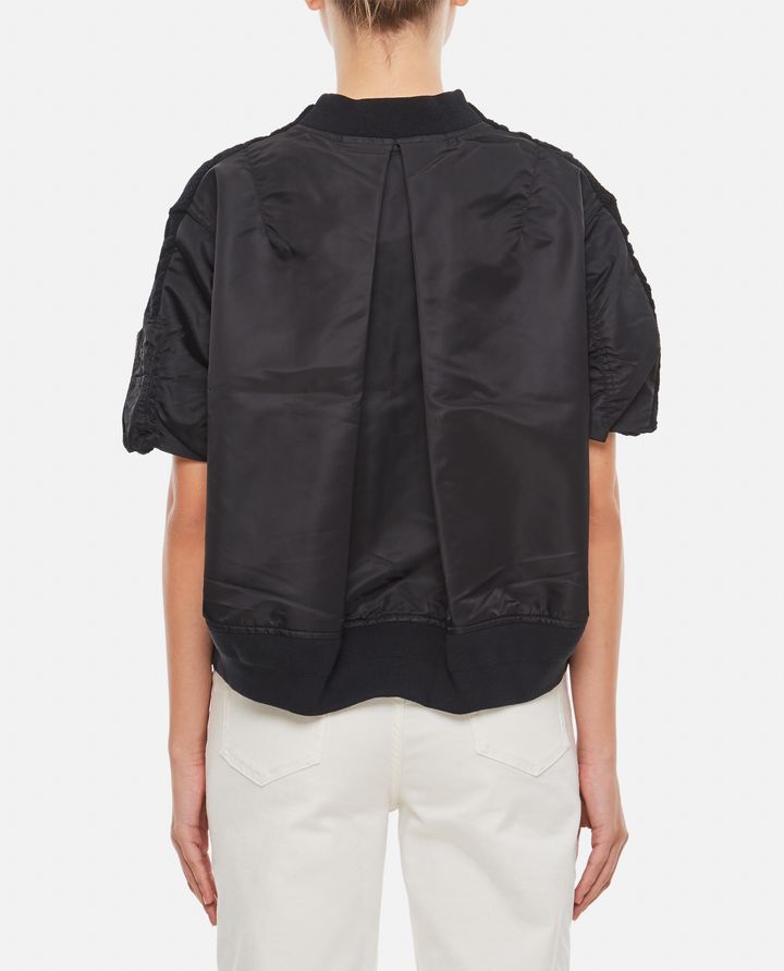 Sacai - NYLON TWILL AND KNITTED PULLOVER_3