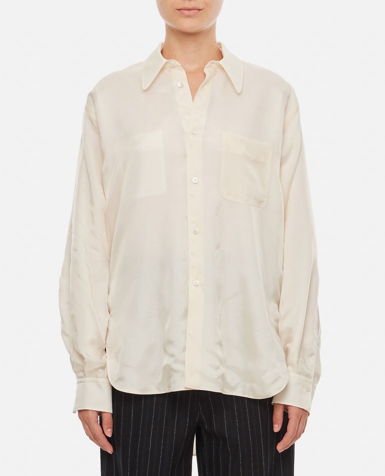 Quira  ,  Reversible Button-up Shirt  ,  White 40