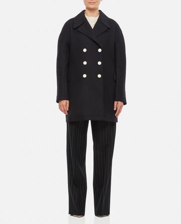Lanvin - DOUBLE BREASTED CABAN WOOL COAT